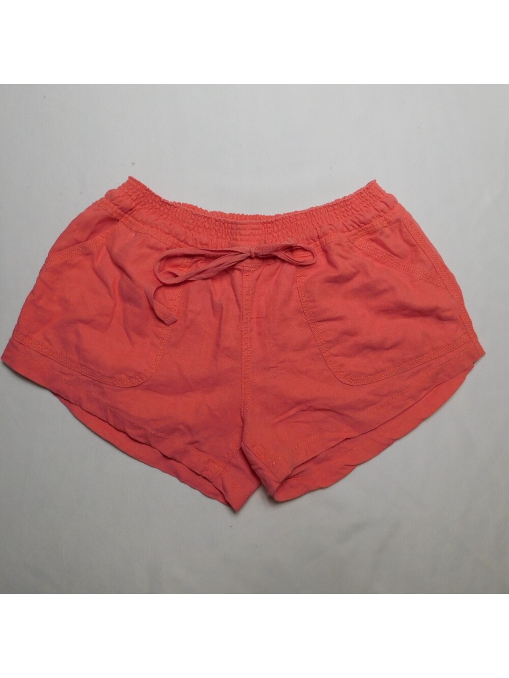 Altar'd State Shorts Womens Medium M Coral Pink Smocked Drawstring Lounge Casual